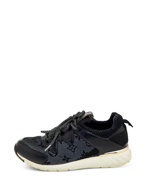 Louis Vuitton Pre-Owned leather mesh low-top sneakers Black 569845