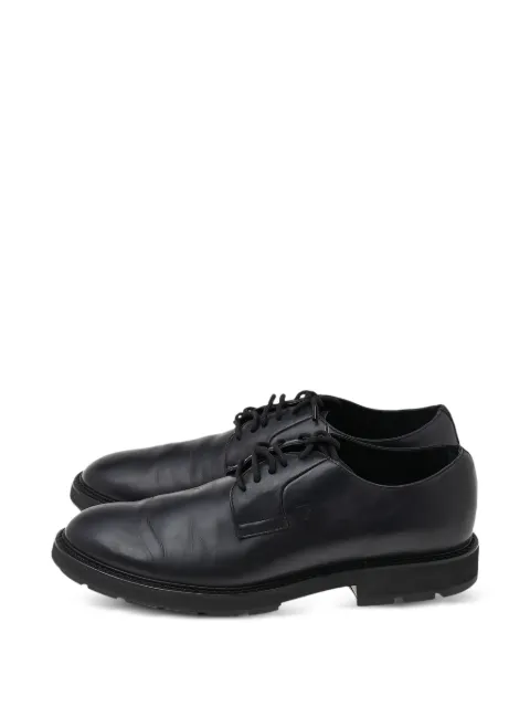 Tod's Vintage lace-up leather oxfords Black 541252
