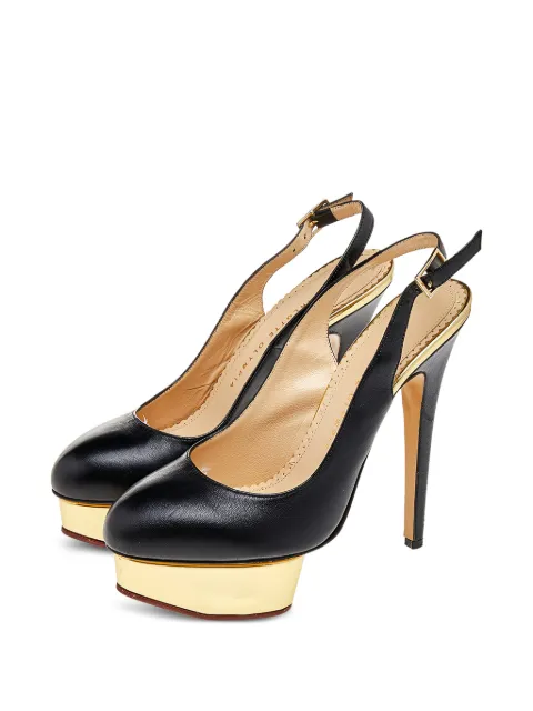 Charlotte Olympia Dolly platform pumps Black 511169