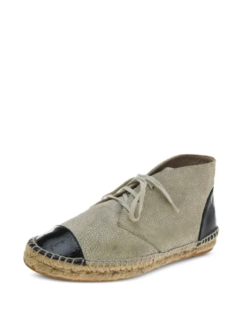 CHANEL Pre-Owned cap toe espadrille sneakers Neutrals 592725