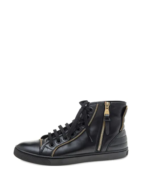 Louis Vuitton Pre-Owned zip-up sneakers Black 611158