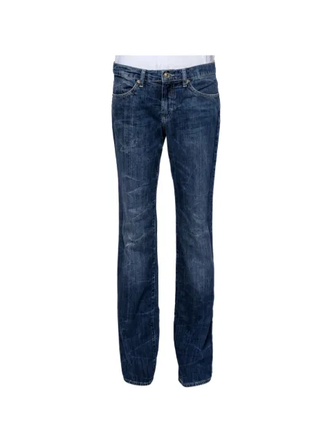 Versace Pre-Owned washed jeans Blue 517163