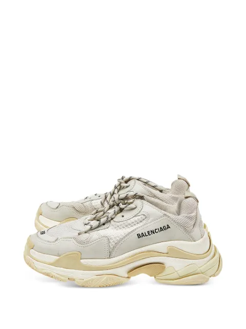 Balenciaga Pre-Owned Triple S low-top sneakers Neutrals 541059