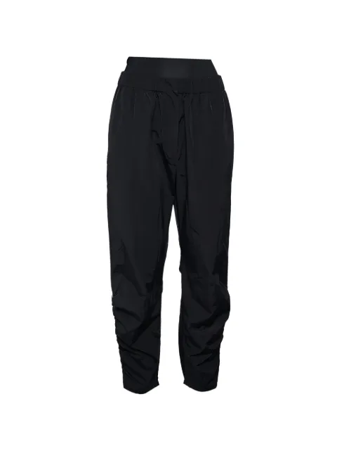 Sportmax Vintage ruched zip-detail tapered trousers Black 586657