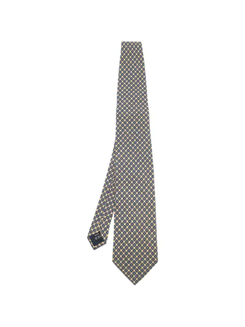 Dunhill floral-print silk tie Neutrals 605055
