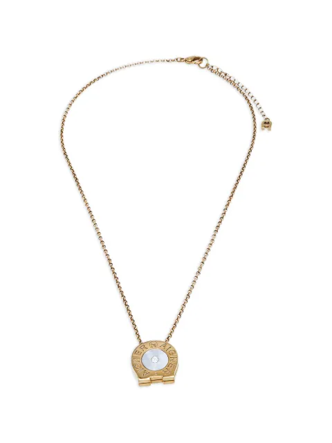 Aigner Vintage mother-of-pearl pendant necklace Gold 599016