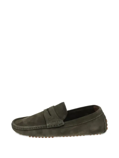 Gucci Pre-Owned penny strap loafers Green 596707