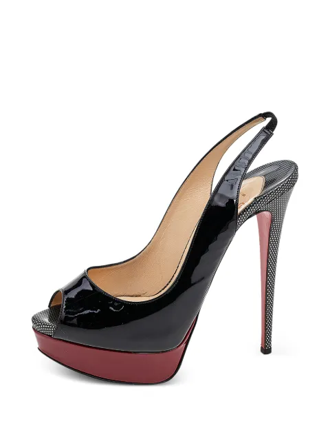 Christian Louboutin Pre-Owned Lady Peep platform pumps Black 567564