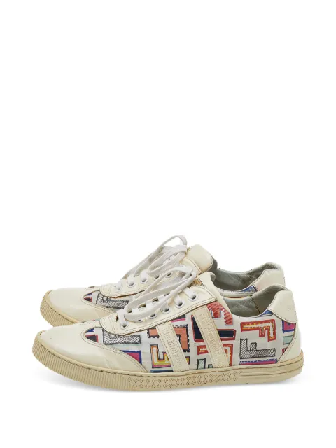 Fendi Pre-Owned patterned sneakers Neutrals 610375