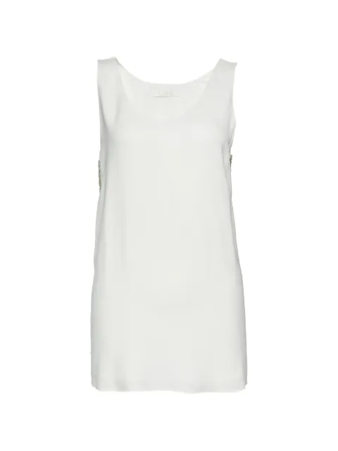 Chloé Pre-Owned embellished sleeveless blouse White 653577