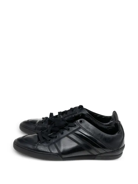 Christian Dior Pre-Owned leather sneakers Black 556457