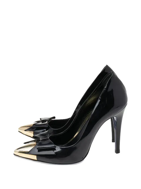 Loriblu 105mm leather heeled sandals Black 541298