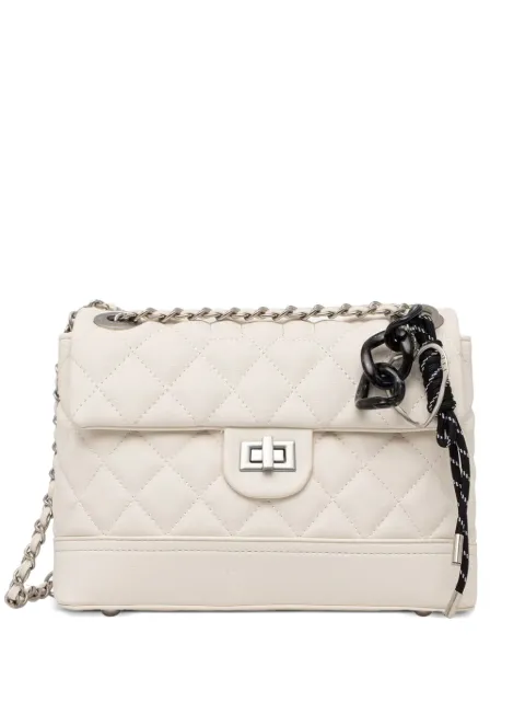Silvian Heach quilted leather-chain cross body bag White RCP26004BO