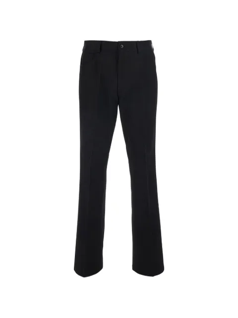 AMIRI logo-embroidered tailored trousers Black AMBMPA1085