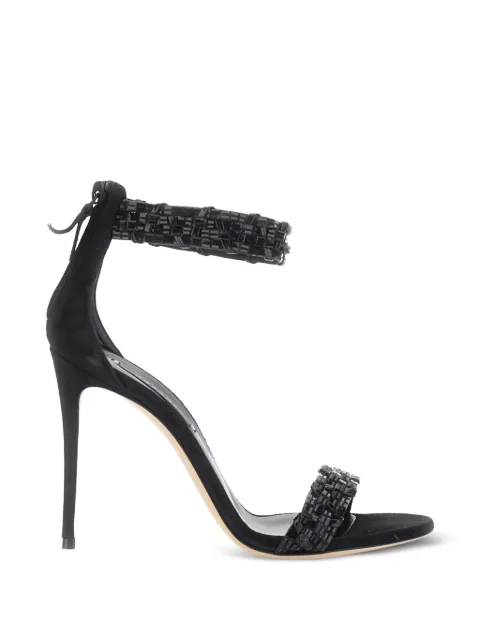 Casadei beaded sandals Black 1L484C1001