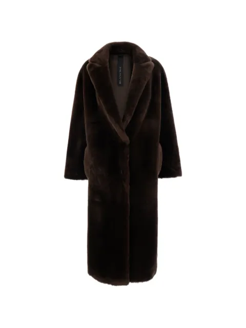 Blancha long-sleeve pocket coat Brown 26070300QUERCIA