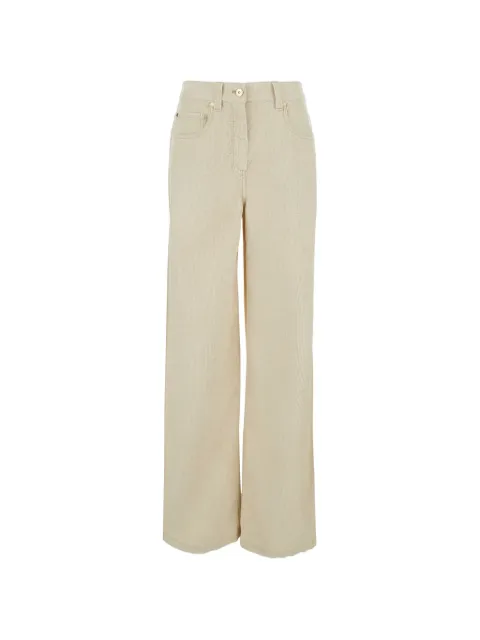 Brunello Cucinelli corduroy wide-leg trousers Neutrals MP185P4059C9881