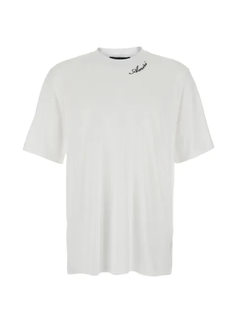 AMIRI script tee White AMTOJR1164