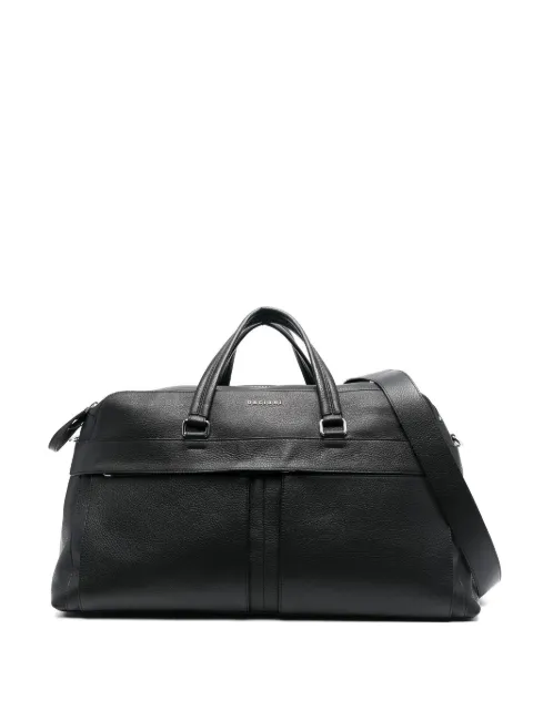 Orciani Micron grained leather duffle bag Black P00723MIC