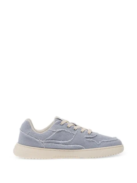Barebarics Zing Denim frayed-edge panelled sneakers Blue SLVLRW7K4R
