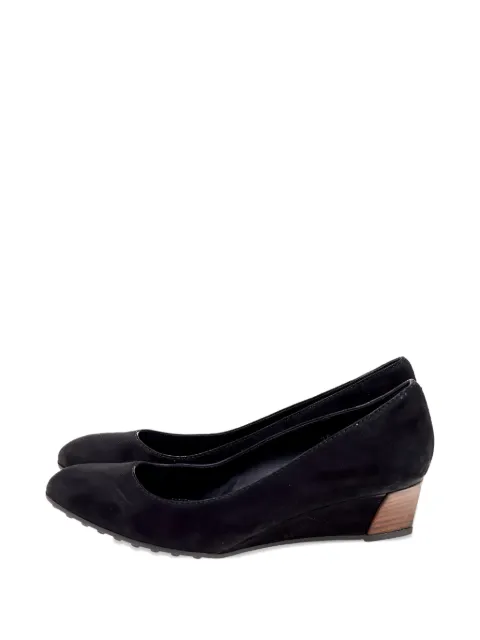 Tod's Vintage wedge pumps Black 569903