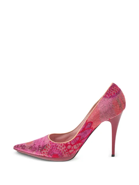 Casadei Vintage pointed-toe heeled pumps Pink 569214