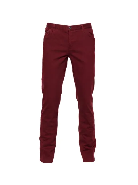 Gucci Pre-Owned skinny-fit jeans Red 613350