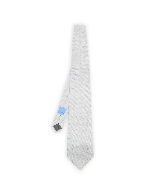 Lanvin Pre-Owned floral-pattern silk tie Grey 605009