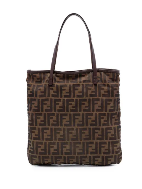 Fendi Pre-Owned 2000-2010 Zucca Canvas tote bag Brown FPR59ZPGJNFTJ9KX
