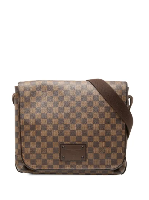 Louis Vuitton Pre-Owned 2009 Damier Ebene Brooklyn MM crossbody bag Brown ZMUW172TFB0646PG