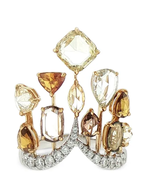 HYT Jewelry diamond ring Silver R1382HR