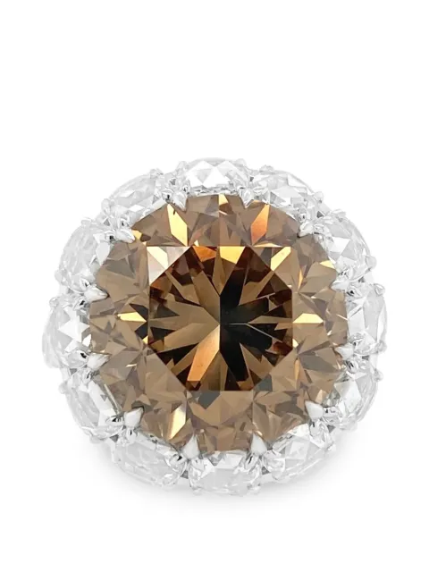 HYT Jewelry diamond ring Silver R1073HR