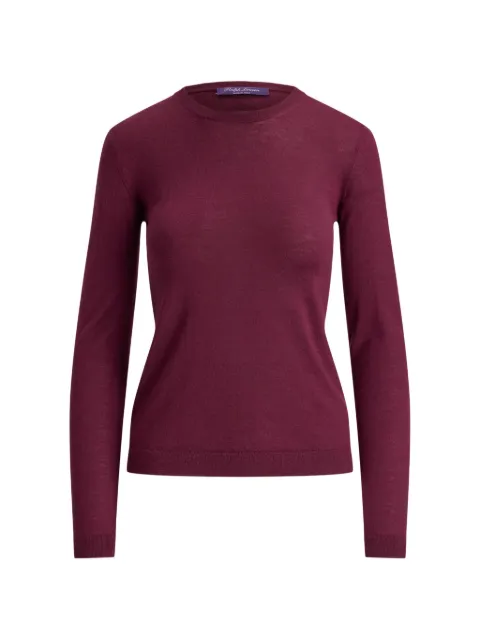 Ralph Lauren Collection cashmere crew-neck sweater Red 290905260