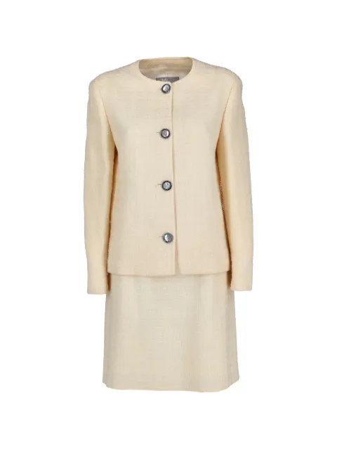 Mila Schon Vintage bouclé-knit skirt suit Neutrals BR40251