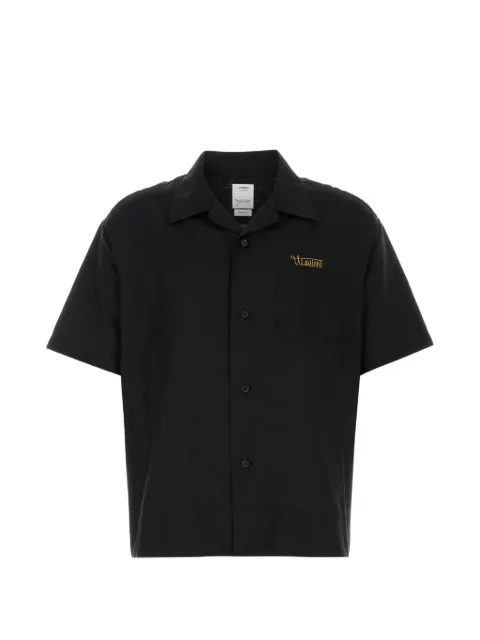 visvim embroidered shirt Black 0126105011001
