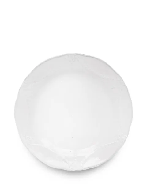 Astier De Villatte Cambridge dessert plate White ASPCMB2