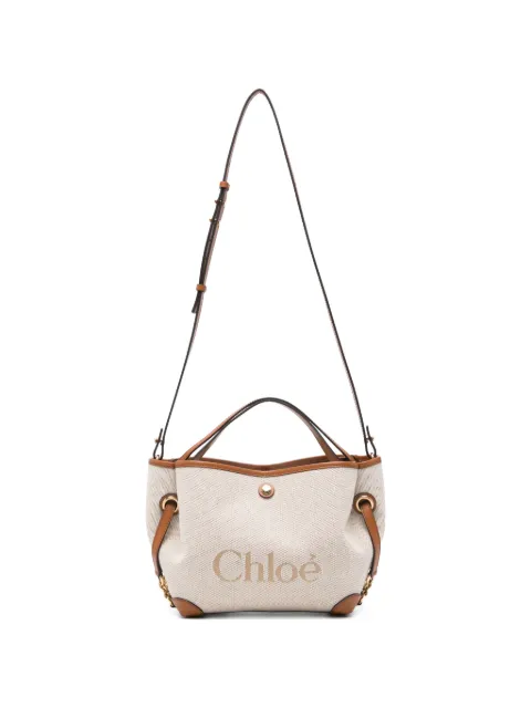 Chloé small Double Carry tote bag Neutrals CH26AS656S63