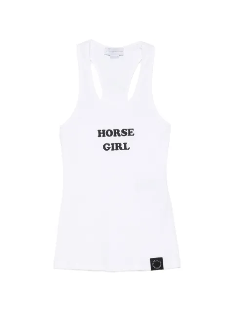 Stella McCartney ribbed-knit tank top White 6J04203SQA82