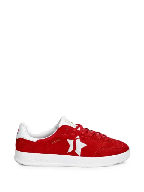 Skechers Academy Court Charm star-patch lace-up sneakers Red 185420