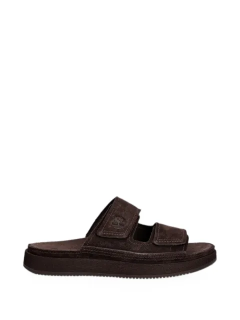 Timberland touch-strap suede slides Brown TB0A2755EIV1