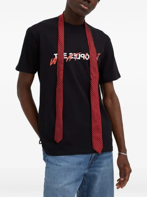The Kooples logo-print T-shirt Black HTSC18090K
