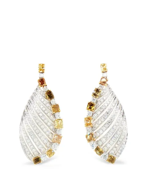 HYT Jewelry diamond drop earrings Silver E456HR