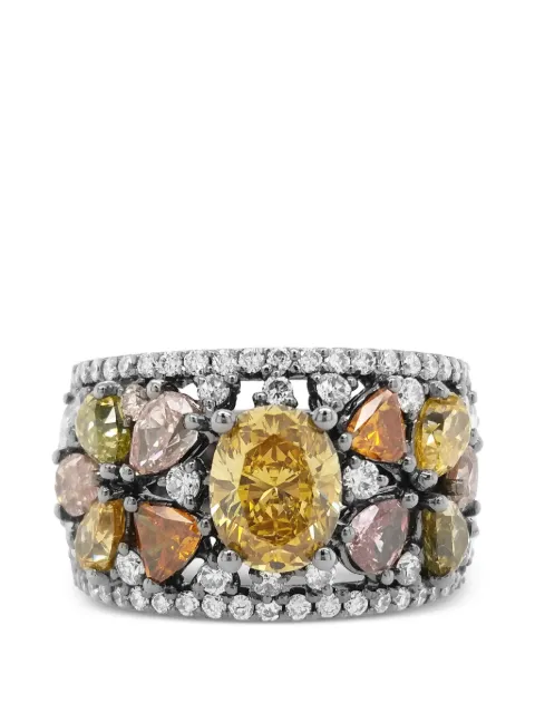 HYT Jewelry diamond ring Silver HYTR04