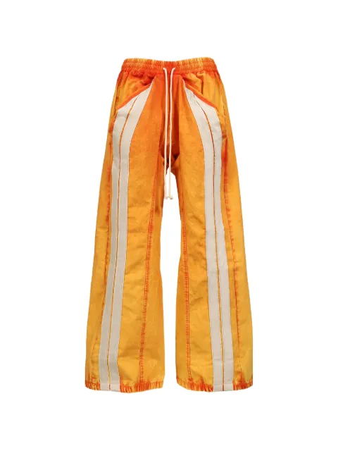 RRR123 Trappist side-stripe trousers Orange TRPPPA40