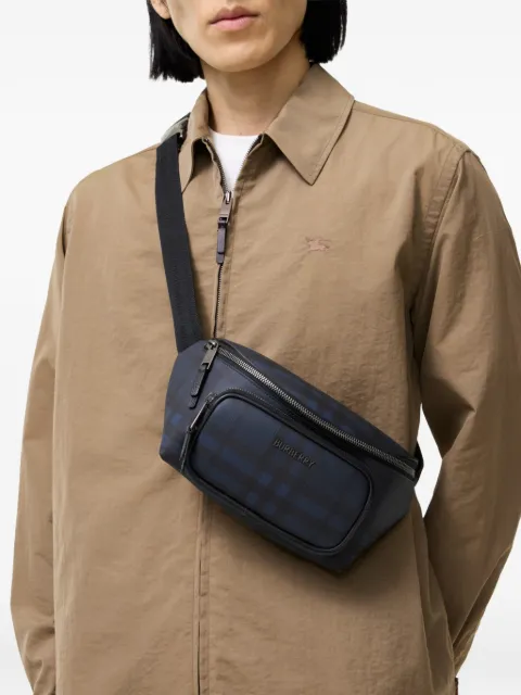 Burberry City Check belt bag Blue 8129339