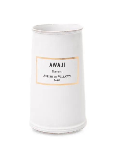 Astier De Villatte Awaji incense ceramic vase White POTENCAW