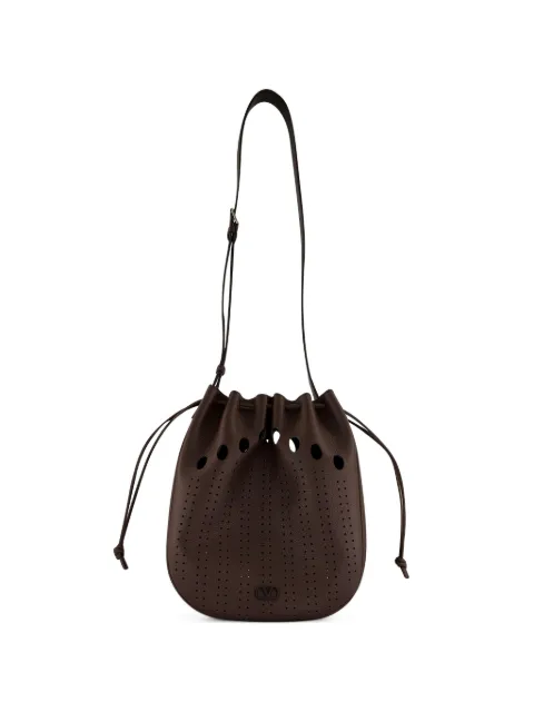 Valentino Garavani leather shoulder bag Brown YB0T59EGL