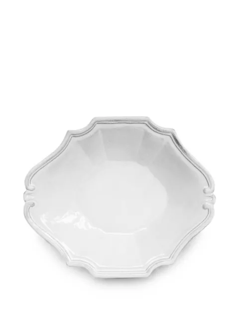 Astier De Villatte Régence scalloped-edge glazed soup plate White ASCRGN1