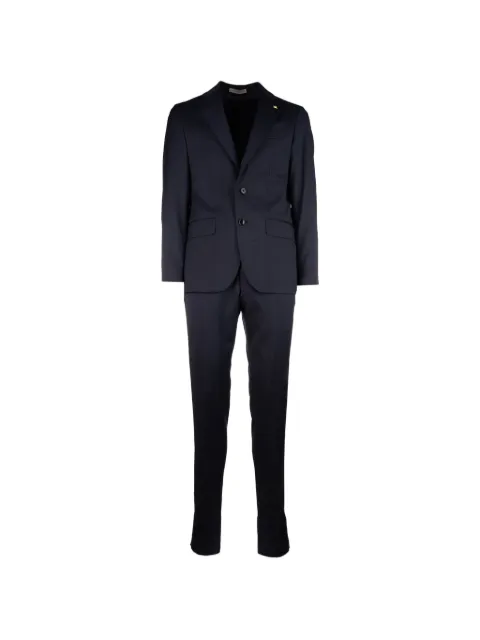 Corneliani notch-lapel single-breasted suit Blue 277Z632768303