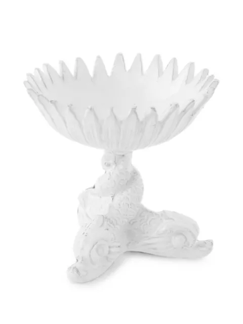 Astier De Villatte Dauphin scalloped incense holder White ENCDPH0